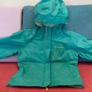 Columbia - kids XXS Teal Raincoat